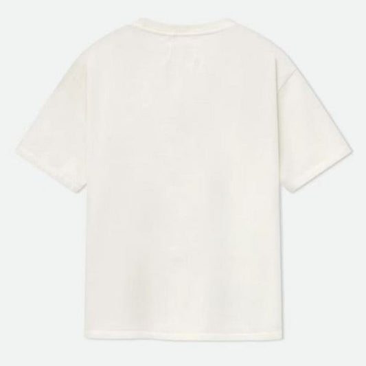 RHUDE Men's Natural Off- 'Heaven On Earth' T-Shirt RHUDE