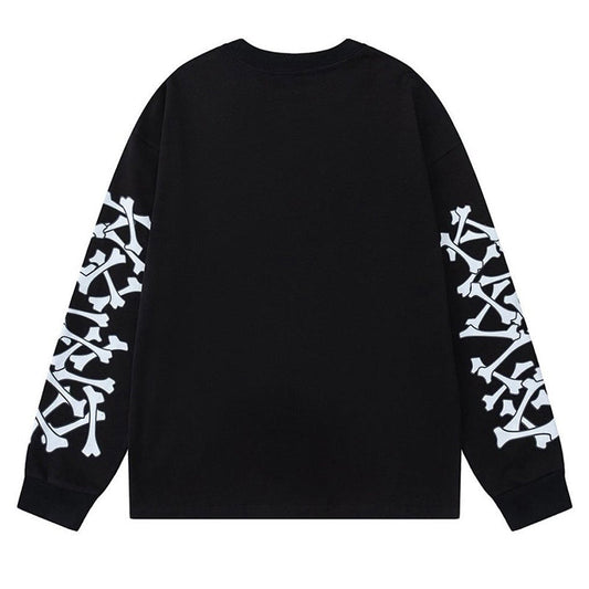 AMIRI Bones Stacked T-shirt Long Sleeve Tee