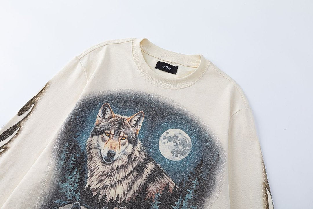 Amiri Crystal Ball T-Shirt Long Sleeve Tee