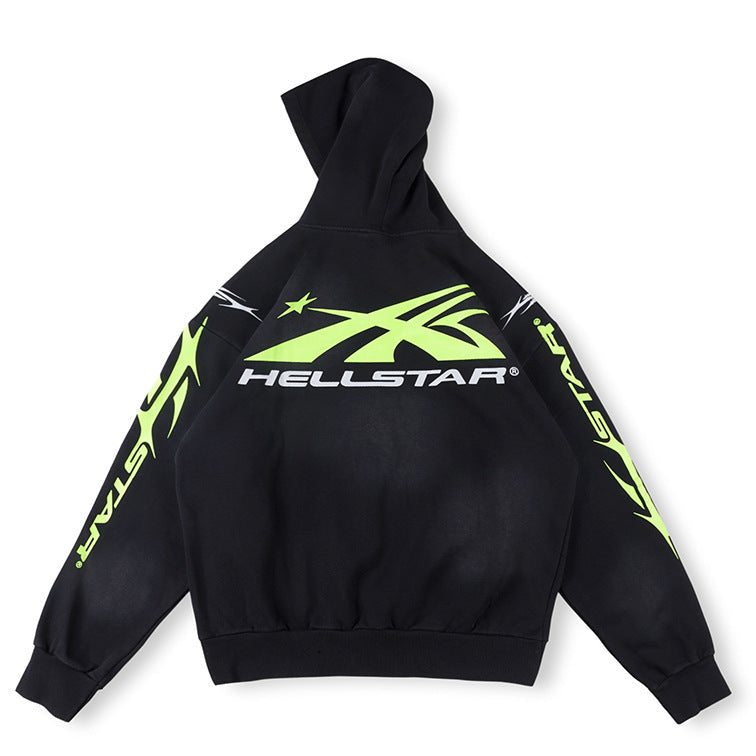 Hellstar Hstar Sports Hoodie Black