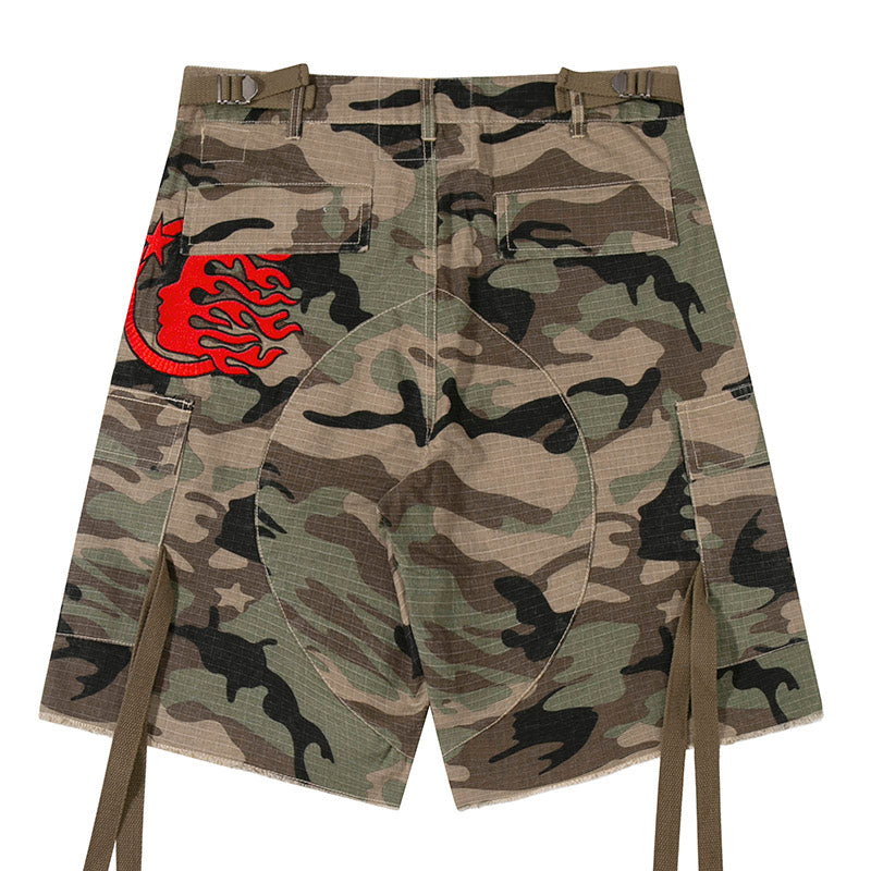Hellstar Camouflage Printed Shorts