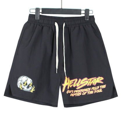 HELLSTAR Inner Peace Flame Beach Shorts