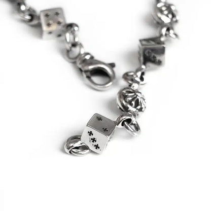 DICE AND CROSSBALL BRACELET 4 CH-Chrome Hearts
