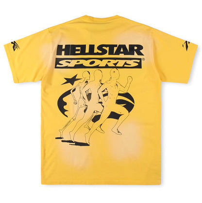 Hellstar No Guts No Glory Marathon Washed Cotton T-Shirt