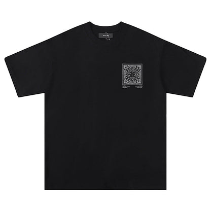 Amiri Printed Cotton Crewneck T-Shirt AMIRI