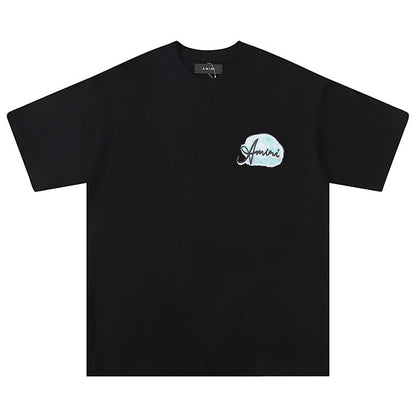 AMIRl Paradise Airbrush Cotton T-Shirt AMIRI