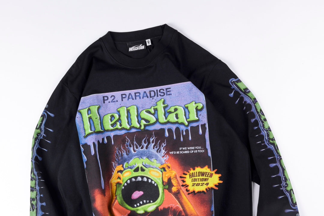 Hellstar Horror Book Long sleeves T-shirt