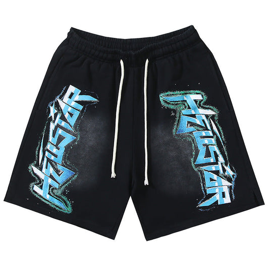 Hellstar Graffiti Washed Shorts