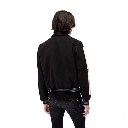 AMIRI thickened loose bomber baseball jacket black AMIRI