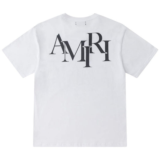 AMIRI STAGGERED LOGO T-Shirts AMIRI