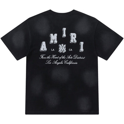 AMIRI LOGO Print Short Sleeve T-shirts AMIRI