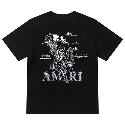 AMIRI Angel-print cotton-jersey T-Shirt AMIRI