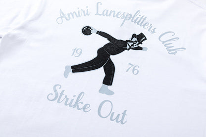 AMIRI Lanesplitters logo-print cotton T-Shirt AMIRI