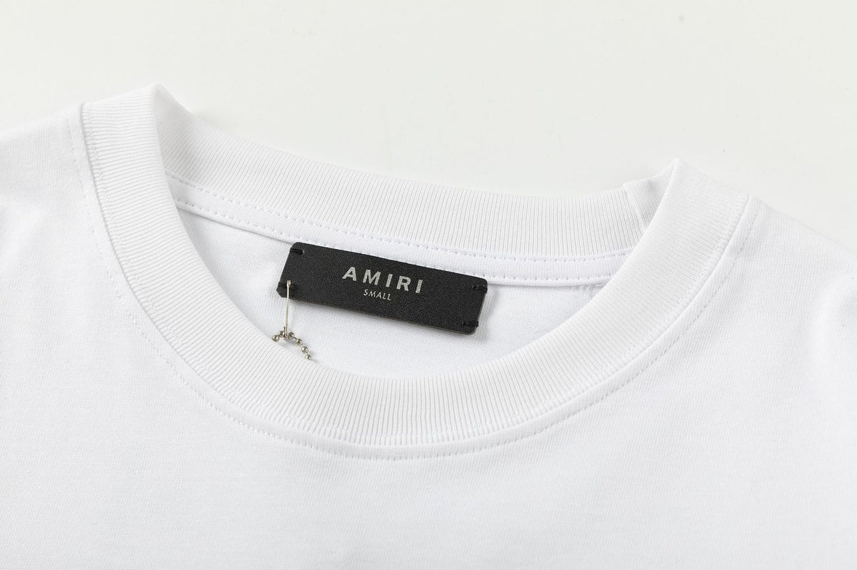 AMlRl Crew Neck Unisex Street Style Plain Cotton T-Shirt AMIRI
