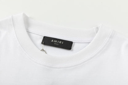 AMlRl Crew Neck Unisex Street Style Plain Cotton T-Shirt AMIRI