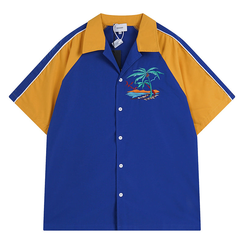 Rhude Letter Logo Printed Shirt RHUDE