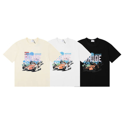 RHUDE Miami Grand Prix cotton T-shirt RHUDE
