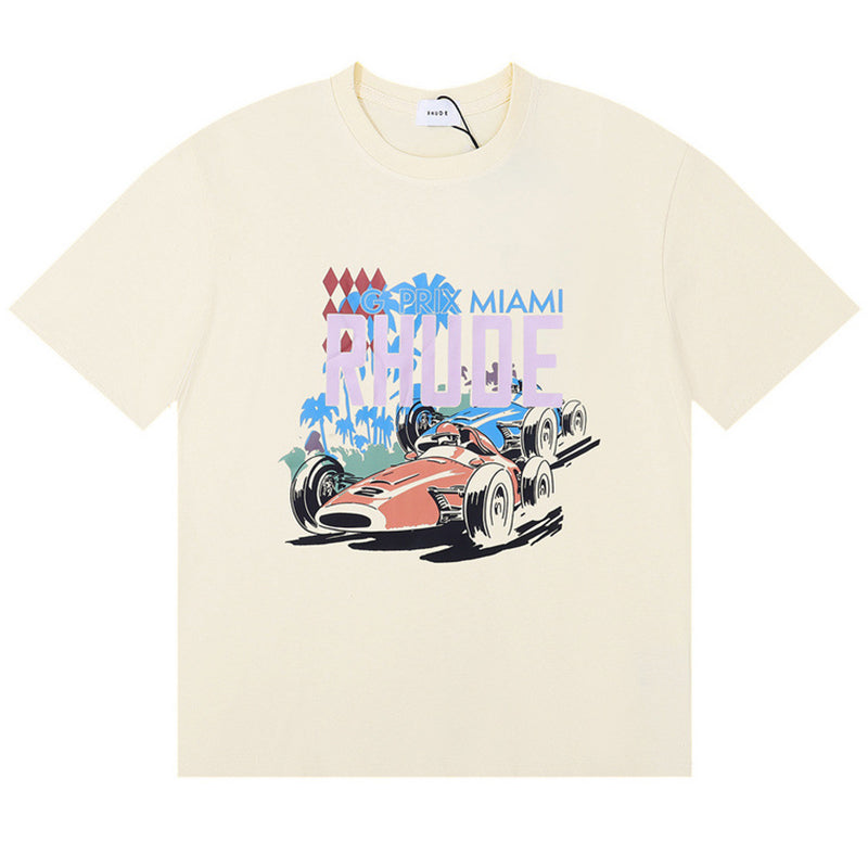 RHUDE Miami Grand Prix cotton T-shirt RHUDE