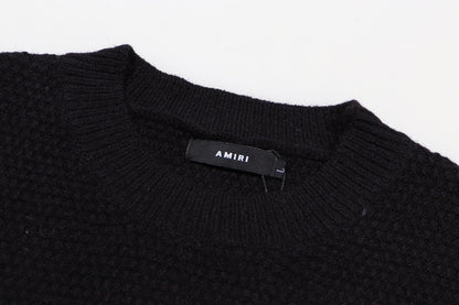 AMlRl Core Logo Cotton   Sweater AMIRI