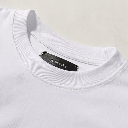 AMIRI Logo crystal-embellished cotton T-shirt AMIRI
