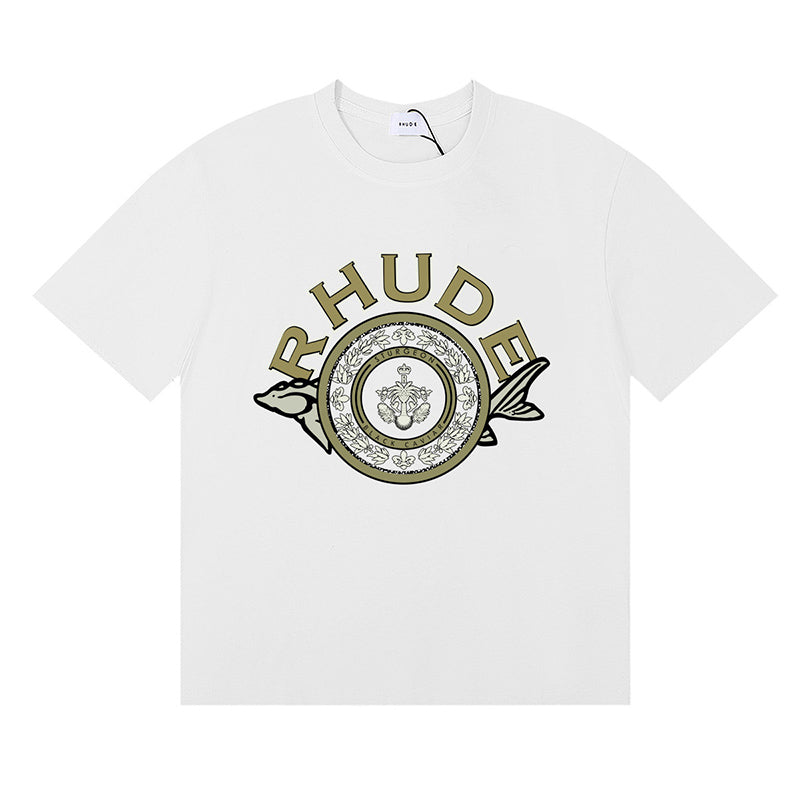 RHUDE Cotton Logo Caviar T-Shirts RHUDE