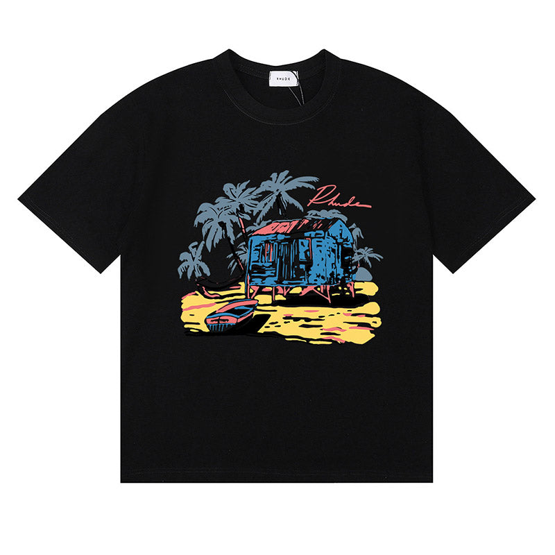 RHUDE Graphic-Print T-Shirts RHUDE
