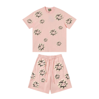 Denim Tears The Cotton Wreath Shorts DENIM TEARS