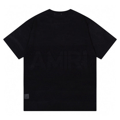 AMIRI Logo-Embossed Fine Knit Jumper AMIRI