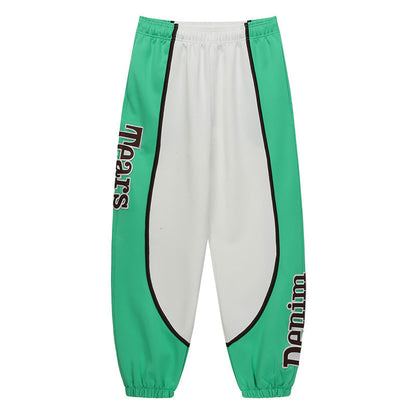 Denim Tears Green White Track Pants DENIM TEARS
