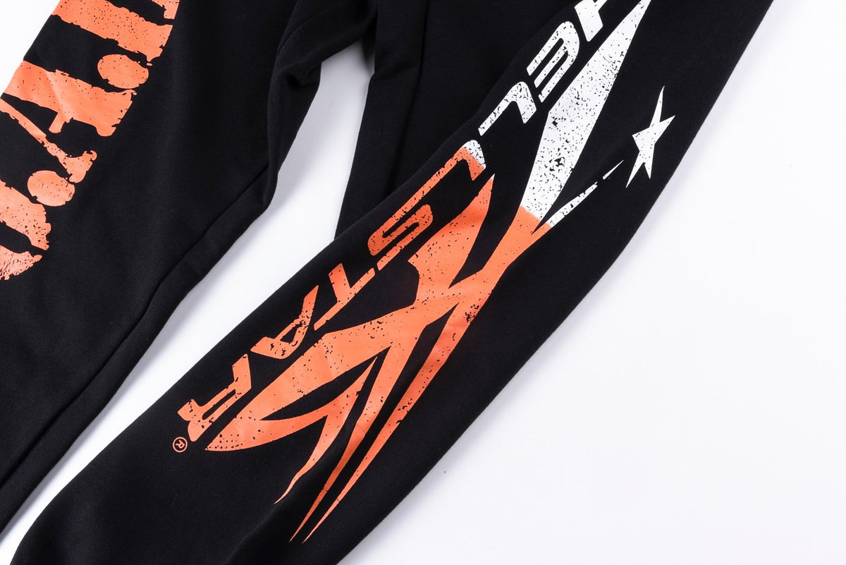 Hellstar Airbrushed Skull Closed Elastic Bottom Sweatpants