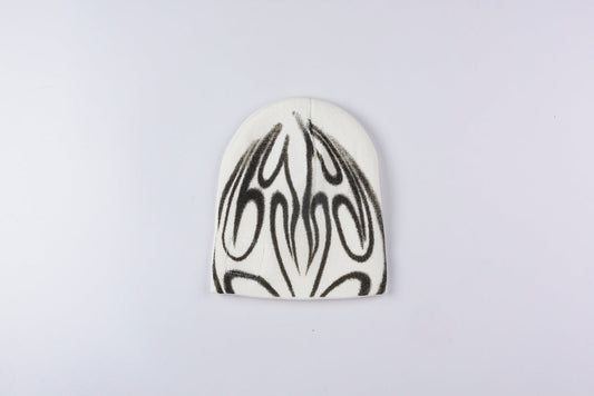 Hellstar Small logo Airbrush Flame Beanie
