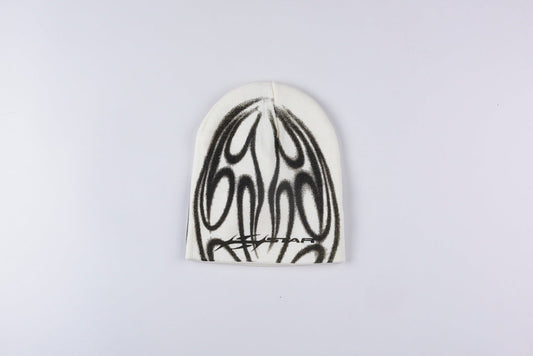 Hellstar Small logo Airbrush Flame Beanie