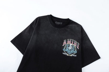 AMIRI crystal-embellished logo-print T-shirt