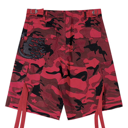 Hellstar Camouflage Printed Shorts