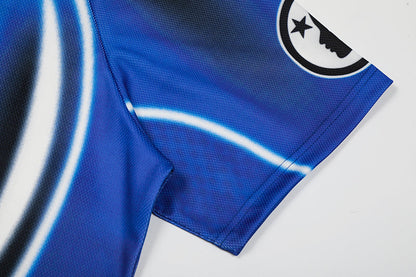 Hellstar 'Blue Stripes' Mesh Jersey