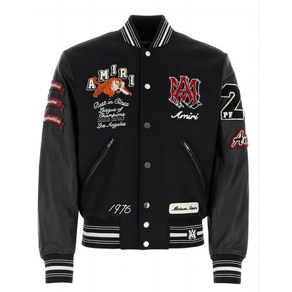 AMIRI Varsity Vintage Patch Bomber Jacket AMIRI