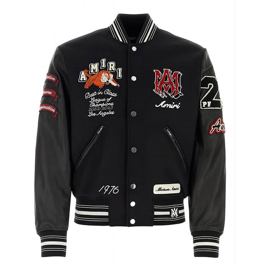 AMIRI Varsity Vintage Patch Bomber Jacket AMIRI