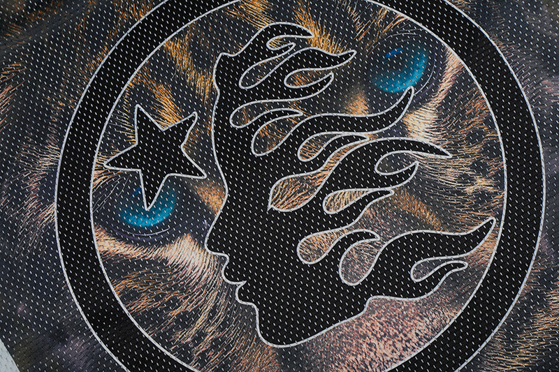Hellstar Panther Print Mesh Jersey