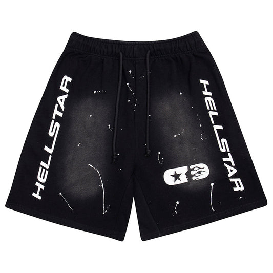 Hellstar Logo Printed Shorts