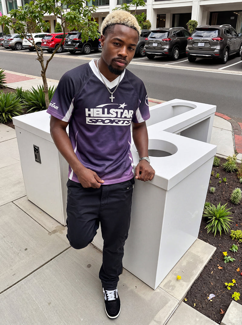 Hellstar Sports Purple Mesh Jersey