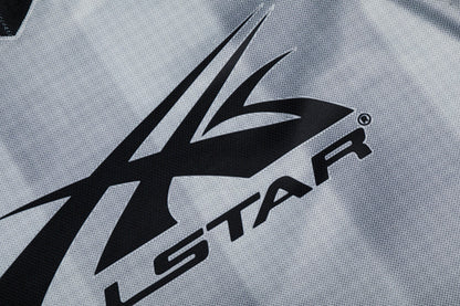 Hellstar 'Grey Stripes' Mesh Jersey