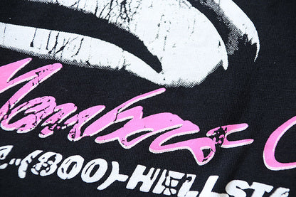 HELLSTAR Girls' Telephone Print T-shirt