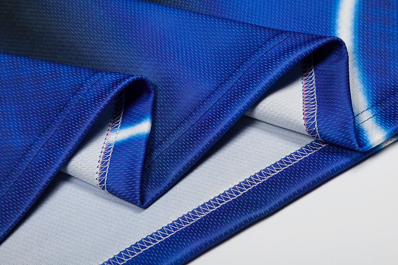 Hellstar 'Blue Stripes' Mesh Jersey