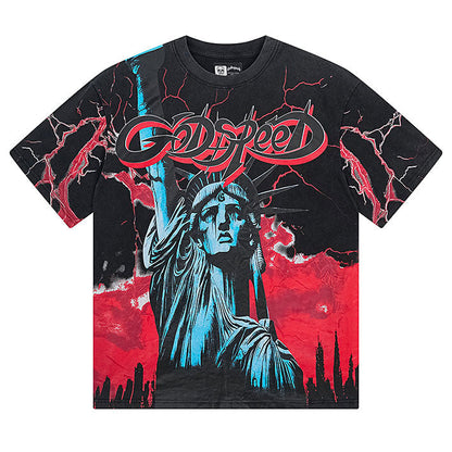 GODSPEED Statue Of Liberty T-shirt Godspeed