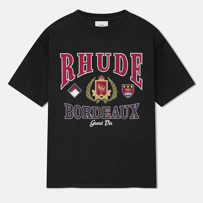 Rhude Bordeaux Grand T-Shirt RHUDE