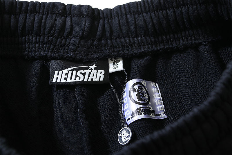 Hellstar Classic Letter Avatar Washed Shorts