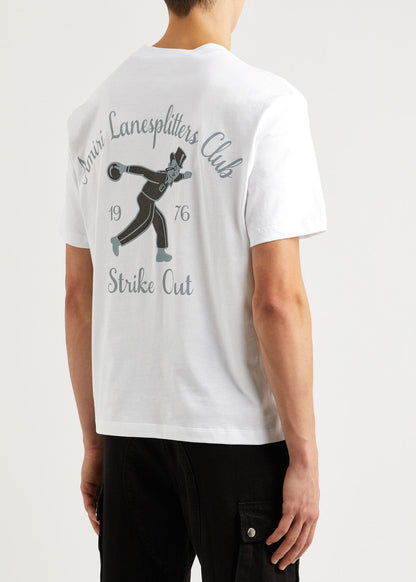AMIRI Lanesplitters logo-print cotton T-Shirt AMIRI