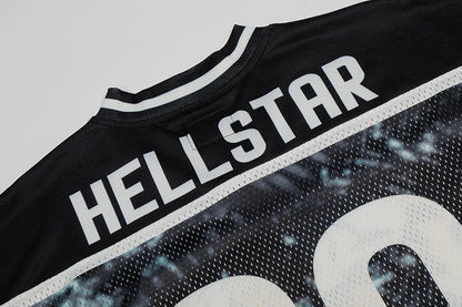 Hellstar Tiger Print Mesh Jersey