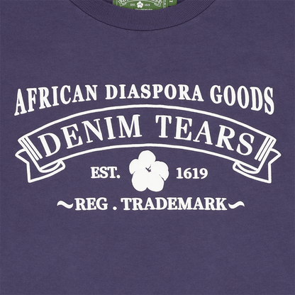 Denim Tears ADG T-Shirts Purple DENIM TEARS