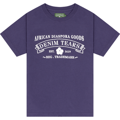 Denim Tears ADG T-Shirts Purple DENIM TEARS